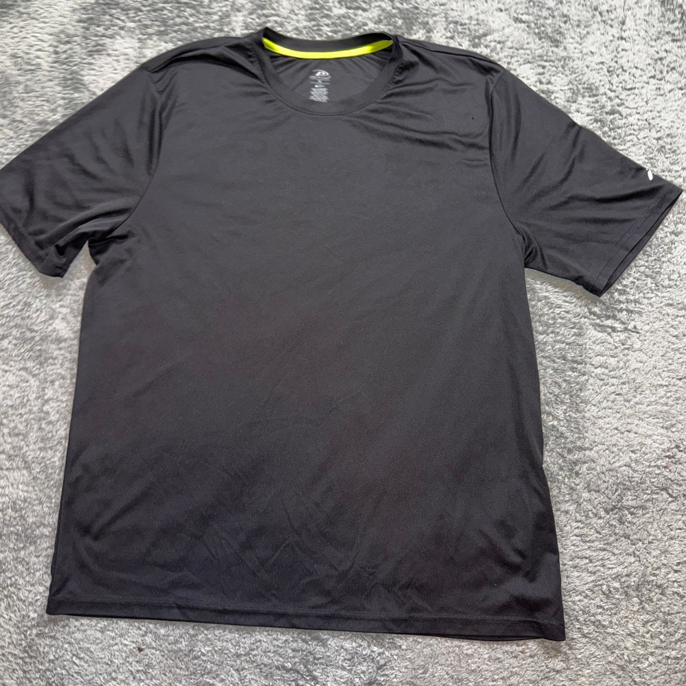 Pro Player Mens XL Black Athletic T-Shirt Wicking Short Sleeve Performance Tee